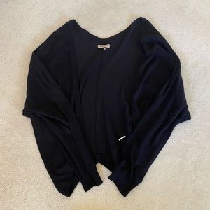 Black cardigan
